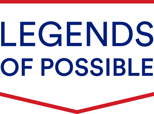 Legends of Possible logo - link to welcome page.